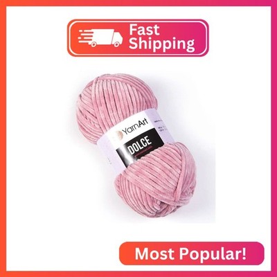 Yarn Art Dolce Yarn 100% MicroPolyester Velvet Blanket Amigurumi Super Bulky :6 
