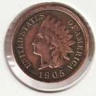 US Rare Old West 1905 Indian Head Penny Coin American Collection Shield Cent USA
