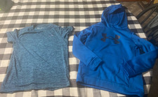 Under Armour Kid  s boys shirt  sweatshirt lot Youth Size Medium