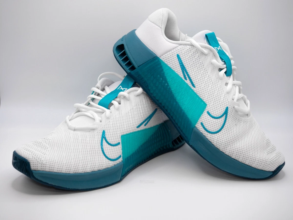 Nike Metcon 9 Gym Training Shoes Men Size 11 White Blue Dusty Cactus DZ2617-105 Nike Metcon 9 White/Smokey Blue/Dusty Cactus DZ2617-105 Men  main image 4