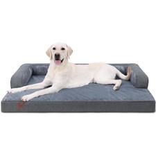 Large Indoor Dog Bed, Removable Washable Dog Cushion, Waterproof with Non-Slip