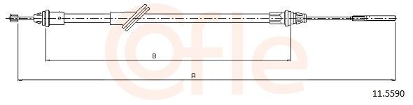Cofle Seilzug, Feststellbremse 11.5590 FüR Ford-image