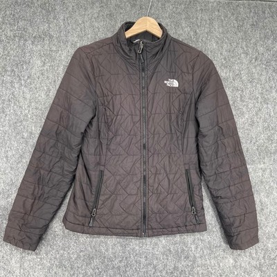 The North Face Jacket Womens Small Black Tamburello Quilted Puffer Full Zip