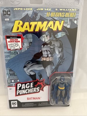 Batman #608 2nd Pr Jim Lee Cover Page Punchers McFarlane Toys w/ Action Figure