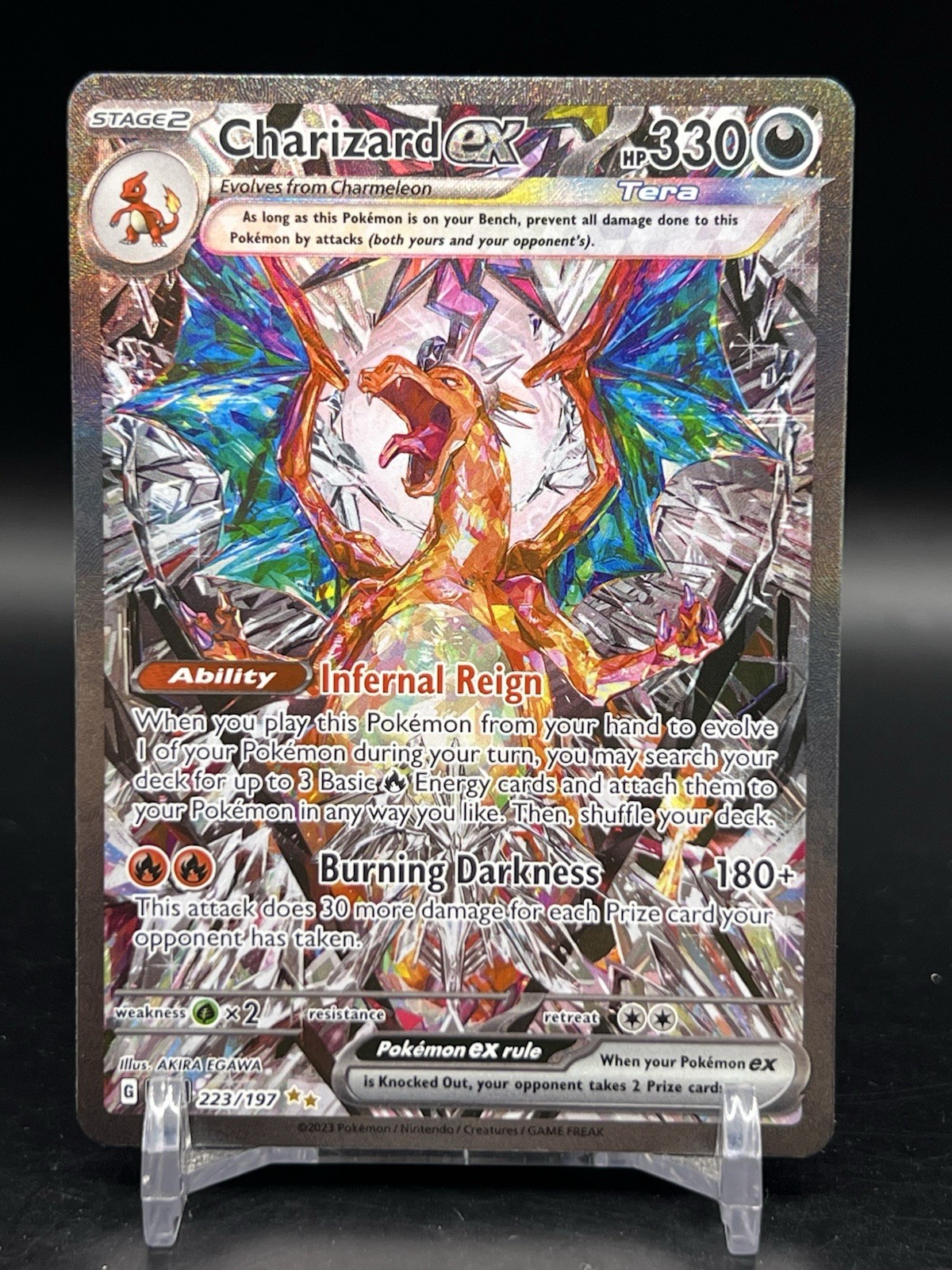 Charizard ex 223/197 SV03: Obsidian Flames Special Illustration Rare NM