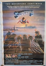 Original 1980 SUPERMAN II 40x58 Movie Poster NSS 810011 Christopher Reeve DC
