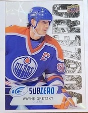 2016-17 UD Ice Subzero Acetae WAYNE GRETZKY Edmonton Oilers #SZ-60 Clear Cut