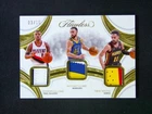 2024-25 Panini Flawless Stephen Curry Damian Lillard Trae Young Triple Patch /10