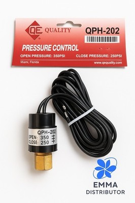 SWITCH HIGH PRESSURE MINI CONTROL OPEN-350 PSI /CLOSE-250 PSI 
