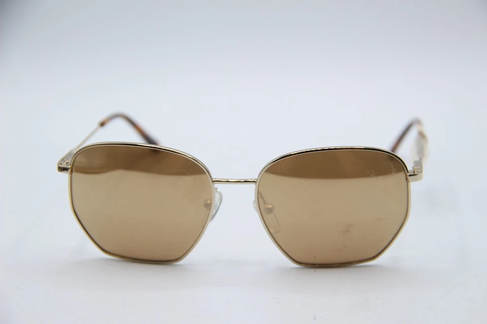 NEW CALVIN KLEIN CK19102S 717 GOLD MIRRORED AUTHENTIC DESIGNER SUNGLASSES 53-15 - Image 2 of 4