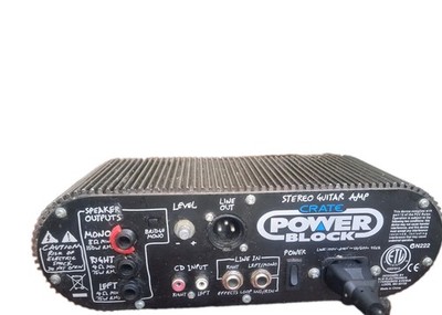 Crate Power Block 150 Watt Stereo Guitar Amp Portable Head CPB150