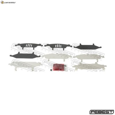 ZUBEHÖRSATZ SCHEIBENBREMSBELAG 0103-ZZE120F FÜR TOYOTA YARIS/VERSO/VAN ECHO 1.3L