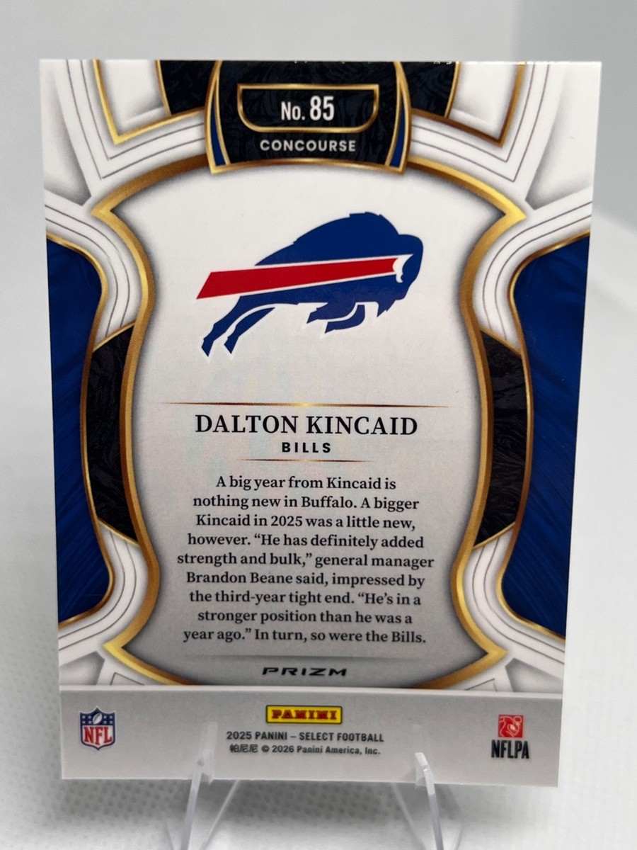 2025 Panini Select - Concourse Dalton Kincaid #85 Green & Yellow