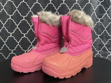 Cat  Jack Girls  Winter Boots Size 3  Faux Fur, Pre-Owned, Great Shape