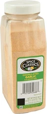 (Free Duty Tax) Spice Classics Granulated Garlic, 25 oz - One 25 Ounce Conta