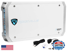 Rockville RXM-S6 2600W Peak/660W RMS 6-Channel Marine Amplifier PA Mic