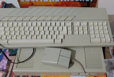 ATARI Mega ST 1 Computer + Powercable/Keyboard/Mouse (works) 16-bit classic SEAL