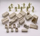 Vintage 50’a Marx  original Skyscraper Figures With furnitures