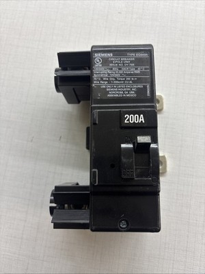 SIEMENS MBK200A, 200A Riser Main Breaker 2 poles 120/240V AC Type EQ8695 