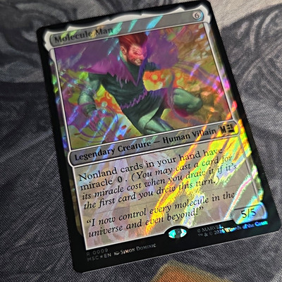 Wizards of the Coast MTG Molecule Man - Marvel Super Heroes Surge Foil