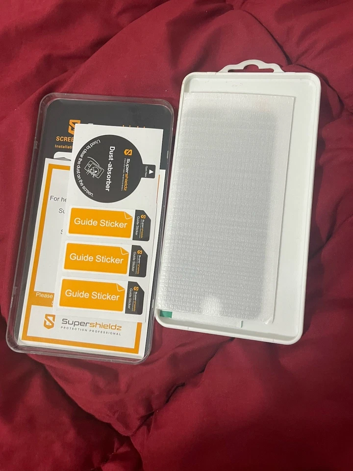 Protector de pantalla de vidrio templado Supershieldz nuevo en caja para iPhone SE 2020/6/6s/7/8 Foto 3 de 4