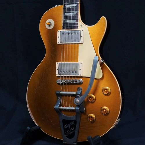 Gibson Custom Shop Murphy Lab 1957 Les Paul STD w Bigsby Heavy Aged Gold Top Dar