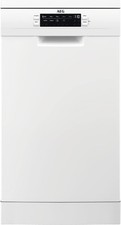 Image of AEG FFB62417ZW 6000 SatelliteClean Freestanding Slimline Dishwasher 45cm White
