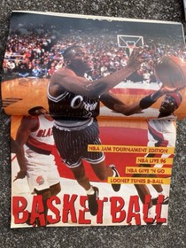 1995 Gamesport Video Game Magazine Sega Deion Sanders SNES 