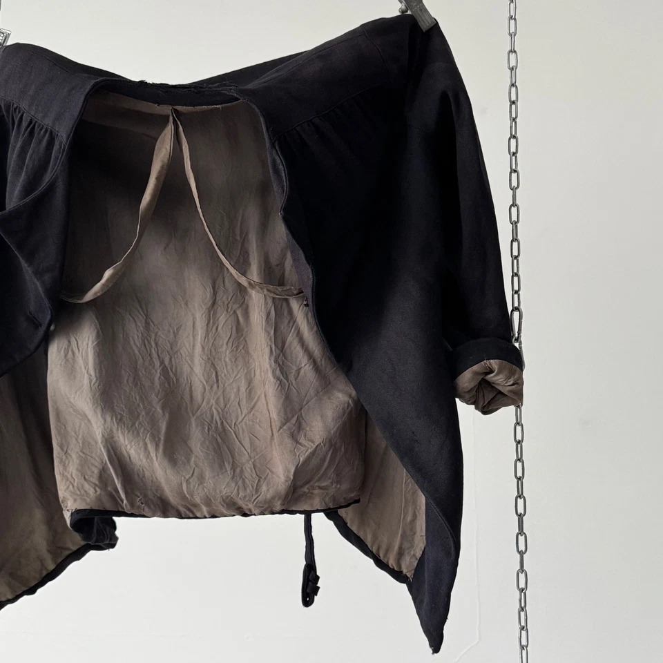 Chaqueta de lana descolorida antigua alemana vintage de los años 30 para mujer Foto 3 de 4