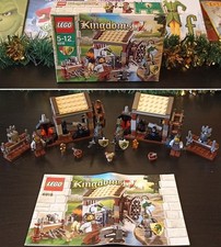 LEGO KINGDOMS 6918 LOT X 2 BLACKSMITH ATTACK MEDIEVAL CASTLE + MANUAL + BOX