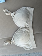 HOFISH Nude Tan Size M Cynch Front Padded Adjustable Seamless Nursing Bra