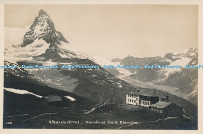 R035950 Hotel du Riffel Cervin et Dent Blanche Perrochet Matile