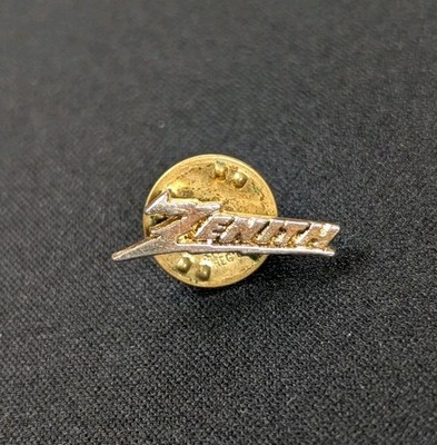 Vintage Zenith Electronics Company Logo Tie Tack Lapel Pin 