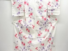 7807042: JAPANESE KIMONO / YUKATA / AUTUMNAL FLOWER