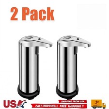 250ml Stainless Auto Handsfree Sensor Touchless Soap Dispenser Kitchen Bathroom