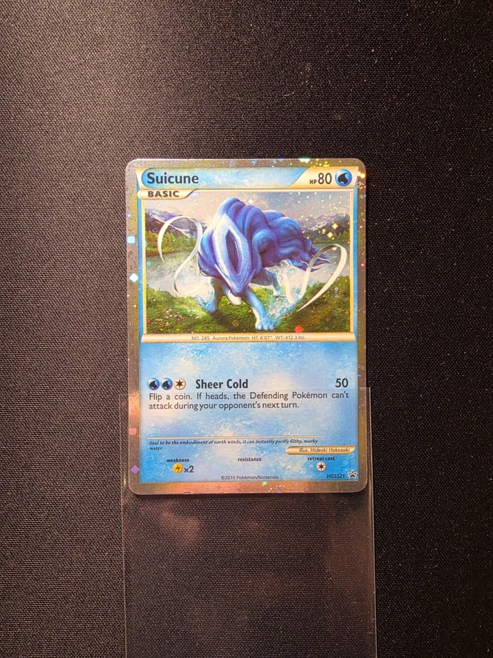 Suicune (Prime) - HGSS21 - Ultra Rare HGSS Promo NM Pokemon Card - Image 4 of 4