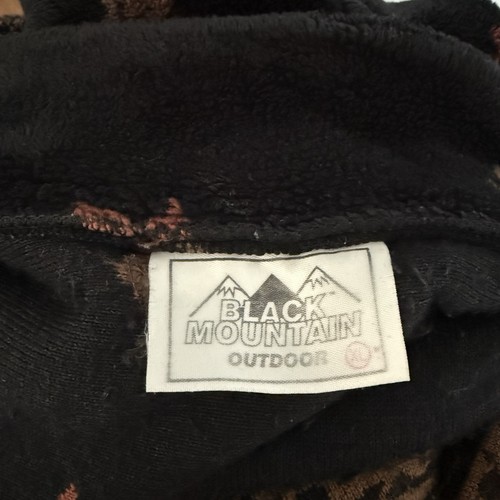 VTG Black Mountain Outdoor Graphic Fleece XL Red Barn Autumn Leaves Gorpcore - Picture 6 of 6