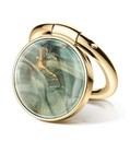 Marble Cell Phone Ring Holder, Metal Kickstand Grip 360° B-Desert Dream/Green