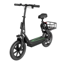 AOVOPRO Electric Scooter with Seat, Commuter Foldable, 500W 22.5Ah Battery 22mph