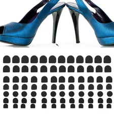 Heel Tip, 84pcs High Heel Replacement Tips Non-Slip Shoes Repair Heel Dowels ...