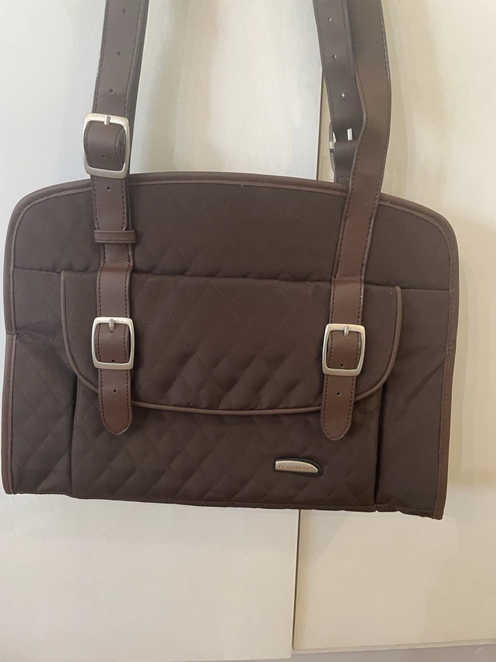 NUEVO Cartera/bolso/cartera de hombro Travelon acolchada/bolsillos por dentro y por fuera-15x4x12 Foto 3 de 4