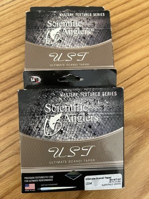 2 New Scientific Anglers UST Textured 35' Fly Line SH-6/7-H/I