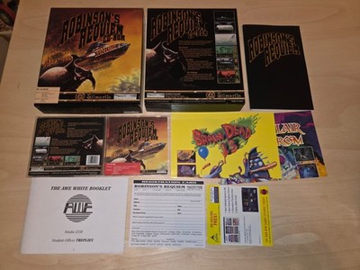 Robinson's Requiem 1994 IBM PC Game by Silmarils on CD-ROM - CIB!