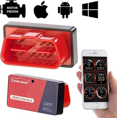 NEU OBD2 Bluetooth Diagnosegerät Motor Elektronik für Fehlercodes Überprüfung