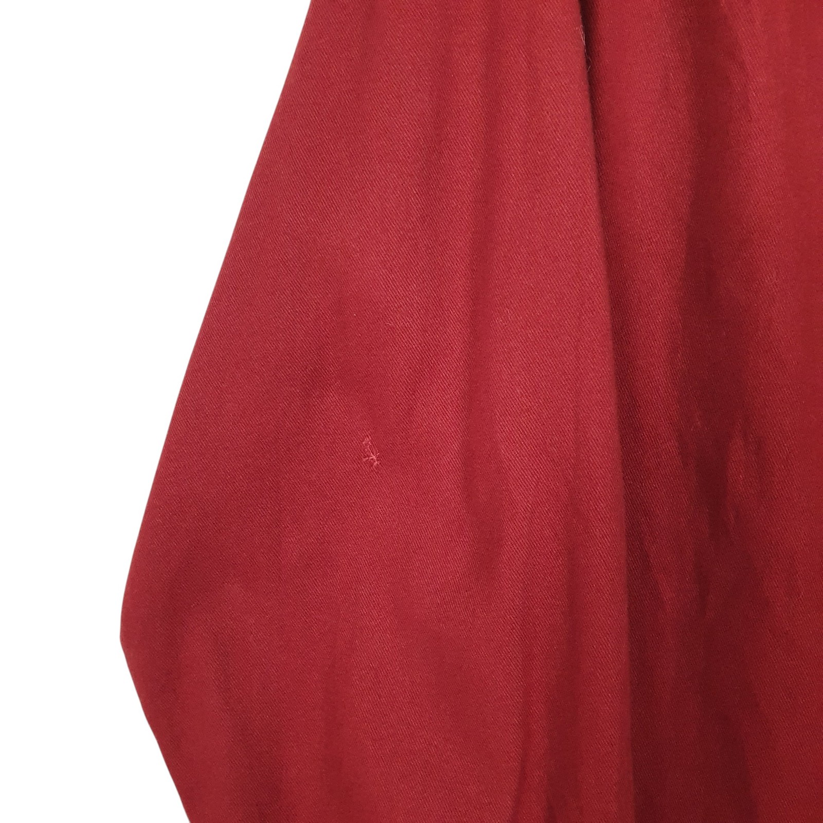 WRANGLER Red Shirt Long Sleeve Casual Cotton Blend Mens M image 4