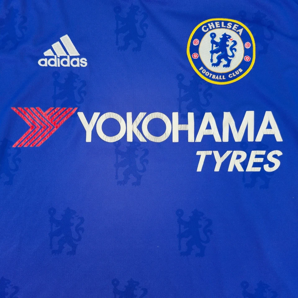 Camiseta de Fútbol Chelsea 15-16 Años Azul Niños Poliéster Climacool 2016-17 Hogar Foto 2 de 4