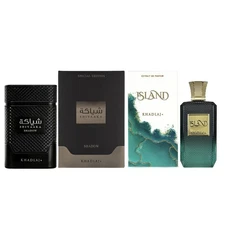 Khadlaj 2 Piece Bundle (3.4 Ounce, Khadlaj Island Edp & Khadlaj Shadow EDP