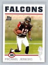 2004 Topps Rookie RC #324 Michael Jenkins Atlanta Falcons Football Card. rookie card picture