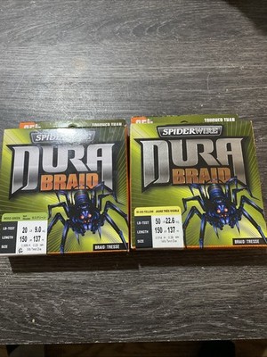 Spiderwire Dura Braid LOT 2 20lb, 50lb