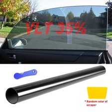 Uncut Roll Window Tint Film 35% VLT 20" x 10'ft Feet Car Home Office Glass Black